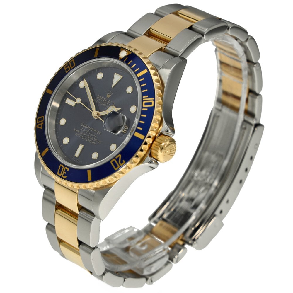 Submariner 16613 - Mens Watch - Blue Dial - 2005