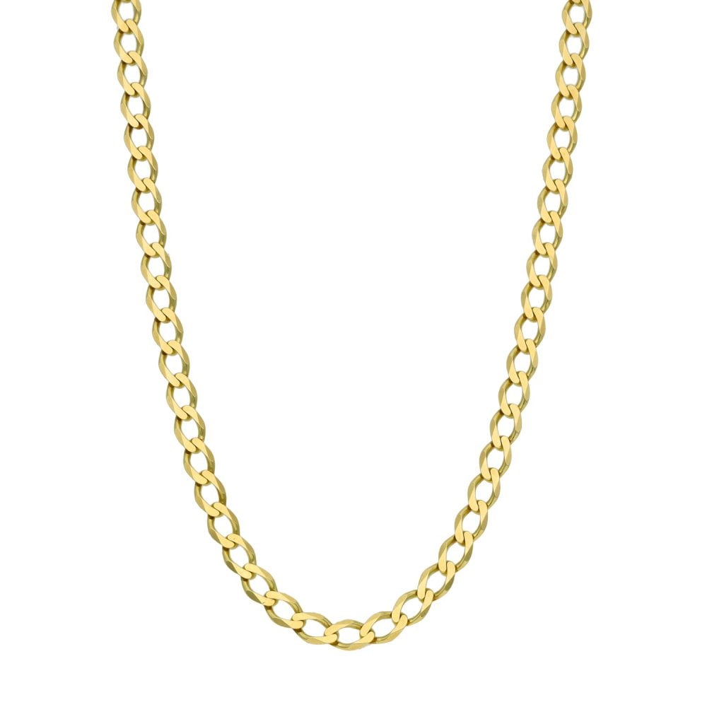Ladies 9ct Yellow Gold 18" Curb Chain - 7.1g