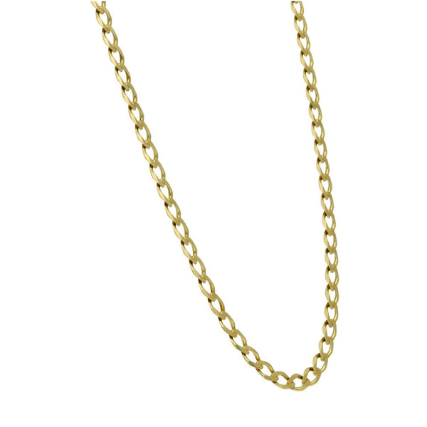 Ladies 9ct Yellow Gold 18" Curb Chain - 7.1g
