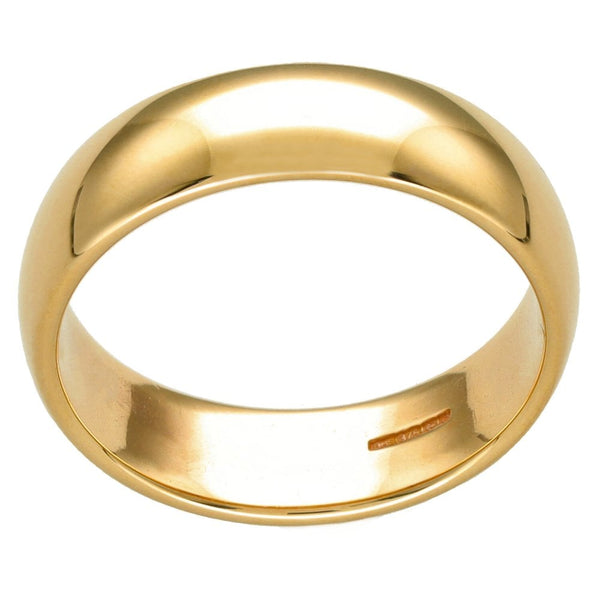 9ct Yellow Gold 7mm Wedding Ring - 10.4g
