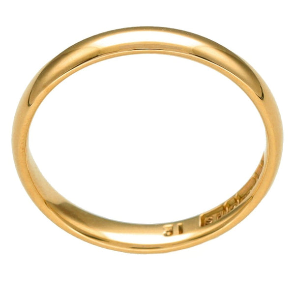 Ladies 9ct Rose Gold Wedding Ring - 3mm - Size L