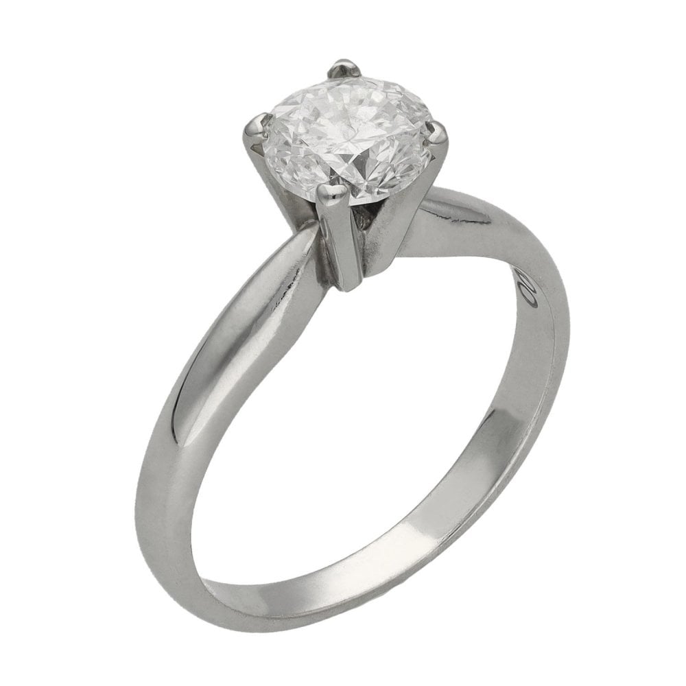 Ladies 18ct White Gold Diamond Engagement Ring - 1.00ct