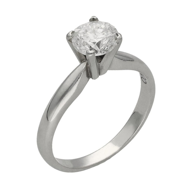 Ladies 18ct White Gold Diamond Engagement Ring - 1.00ct