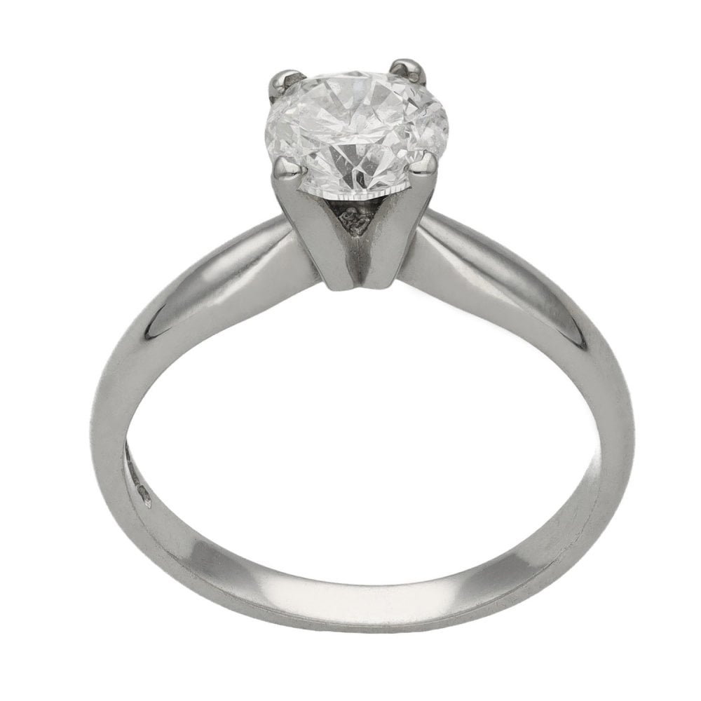 Ladies 18ct White Gold Diamond Engagement Ring - 1.00ct