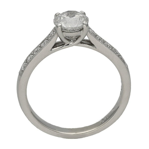 Ladies 18ct White Gold Diamond Engagement Ring - 1.21ct