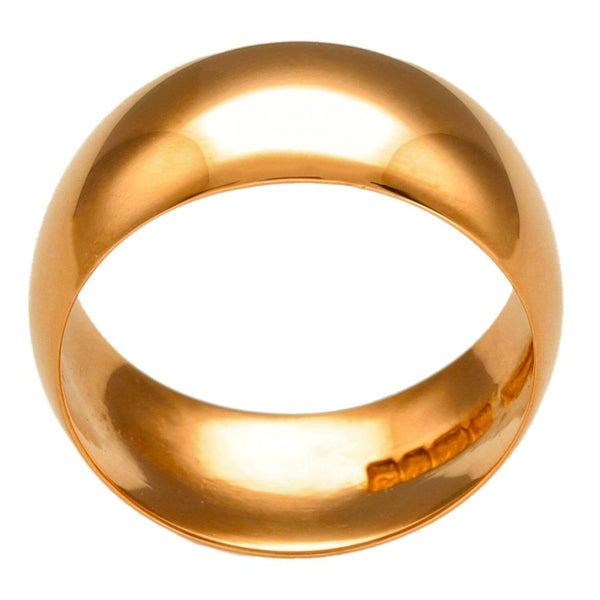 Ladies 22ct Yellow Gold Wedding Band - 8mm - Size K½