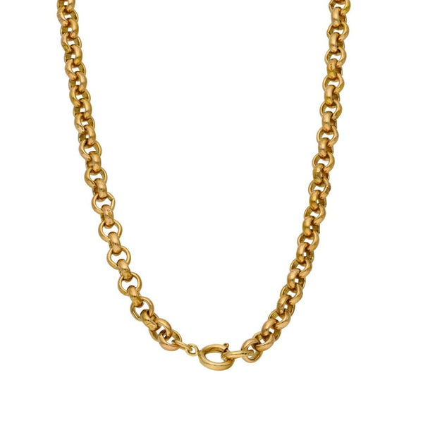 9ct Yellow Gold 100 Crorona Austrian Coin Pendant & 26" Chain
