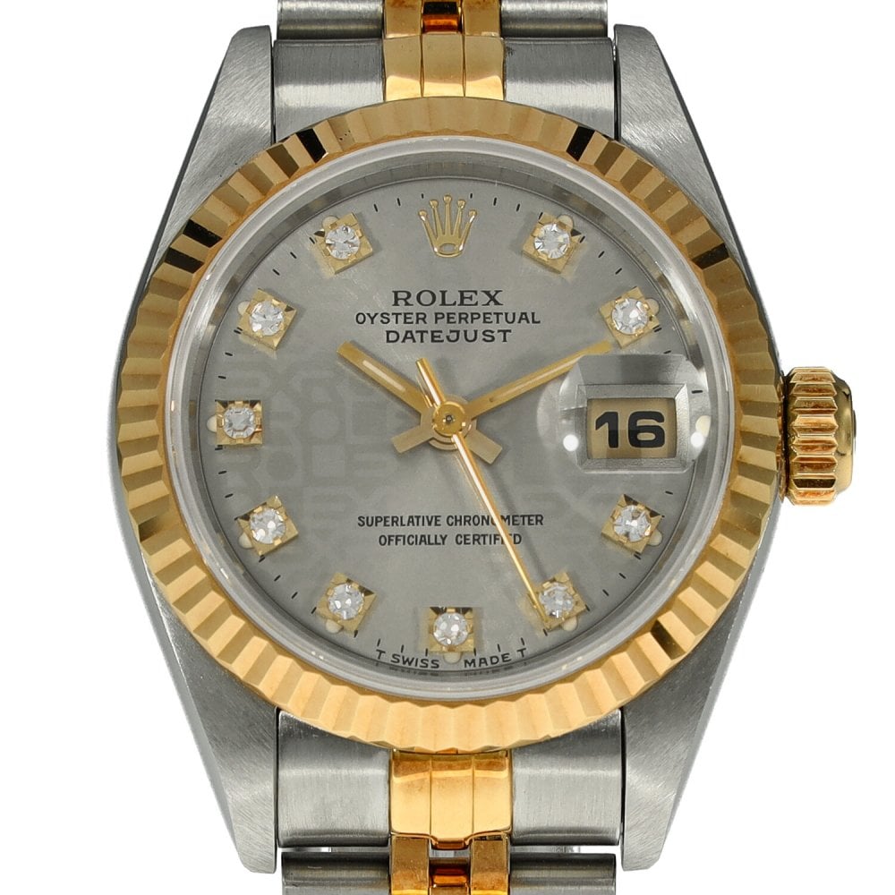 Datejust 69173 - Ladies Watch - Silver Diamond Dial - 1994