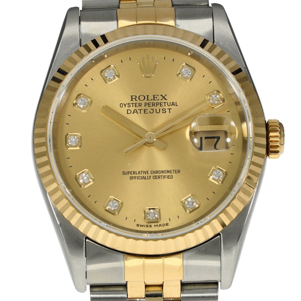 Datejust 16233 - Gents Watch - Diamond Dial - 2002