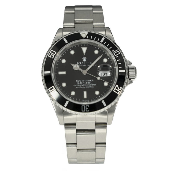 Submariner 16610 - Gents Watch - Black Dial - 1998