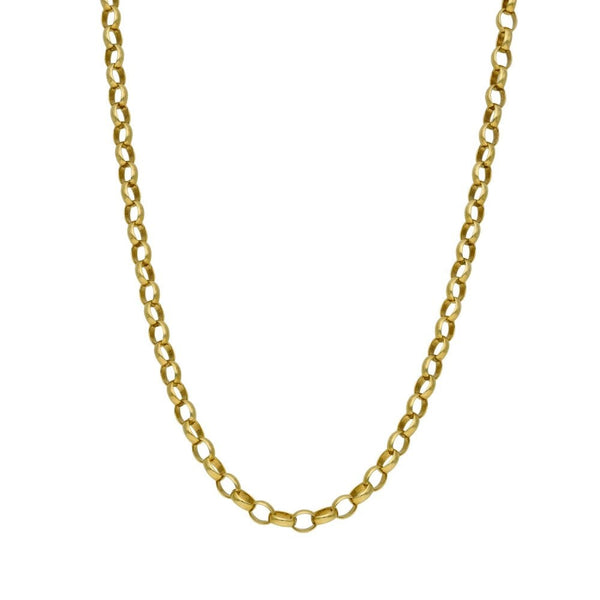 Gents 9ct Yellow Gold Belcher Chain - 23" - 10.5g