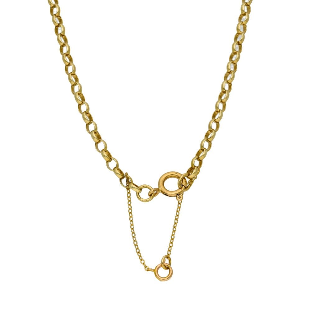 Gents 9ct Yellow Gold Belcher Chain - 23" - 10.5g