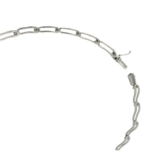 18ct White Gold Diamond Collarette - 16" - 2.74ct