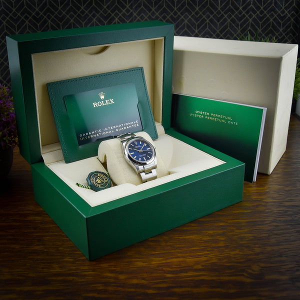 Oyster Perpetual 124200 - Blue Dial - 2020