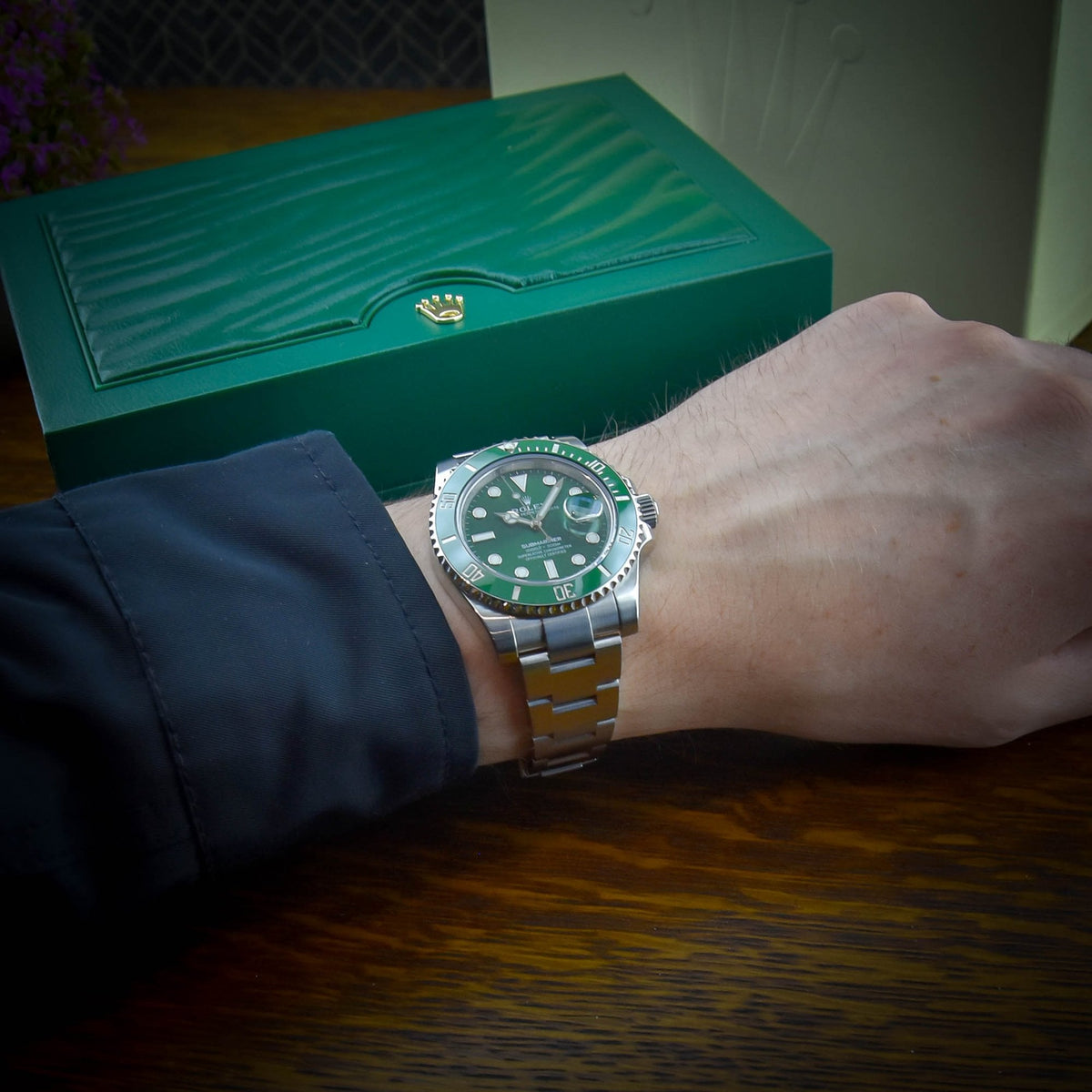 Submariner Hulk 116610LV - Gents Watch - Green Dial - 2017