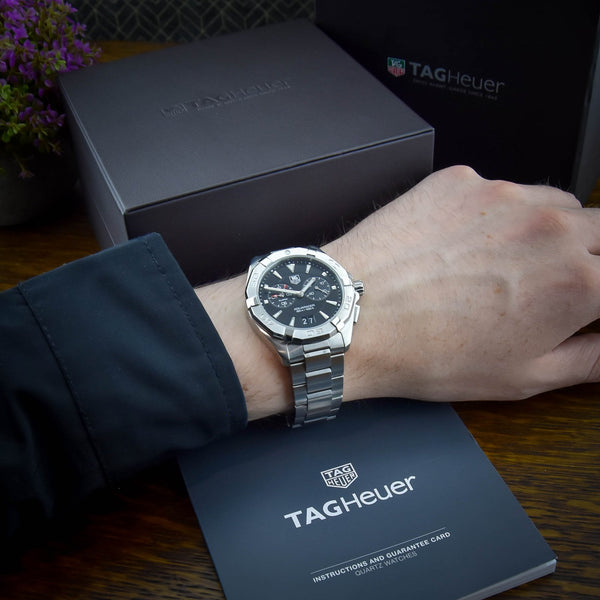 Aquaracer WAY111Z - Gents Watch - Black Dial - 2019