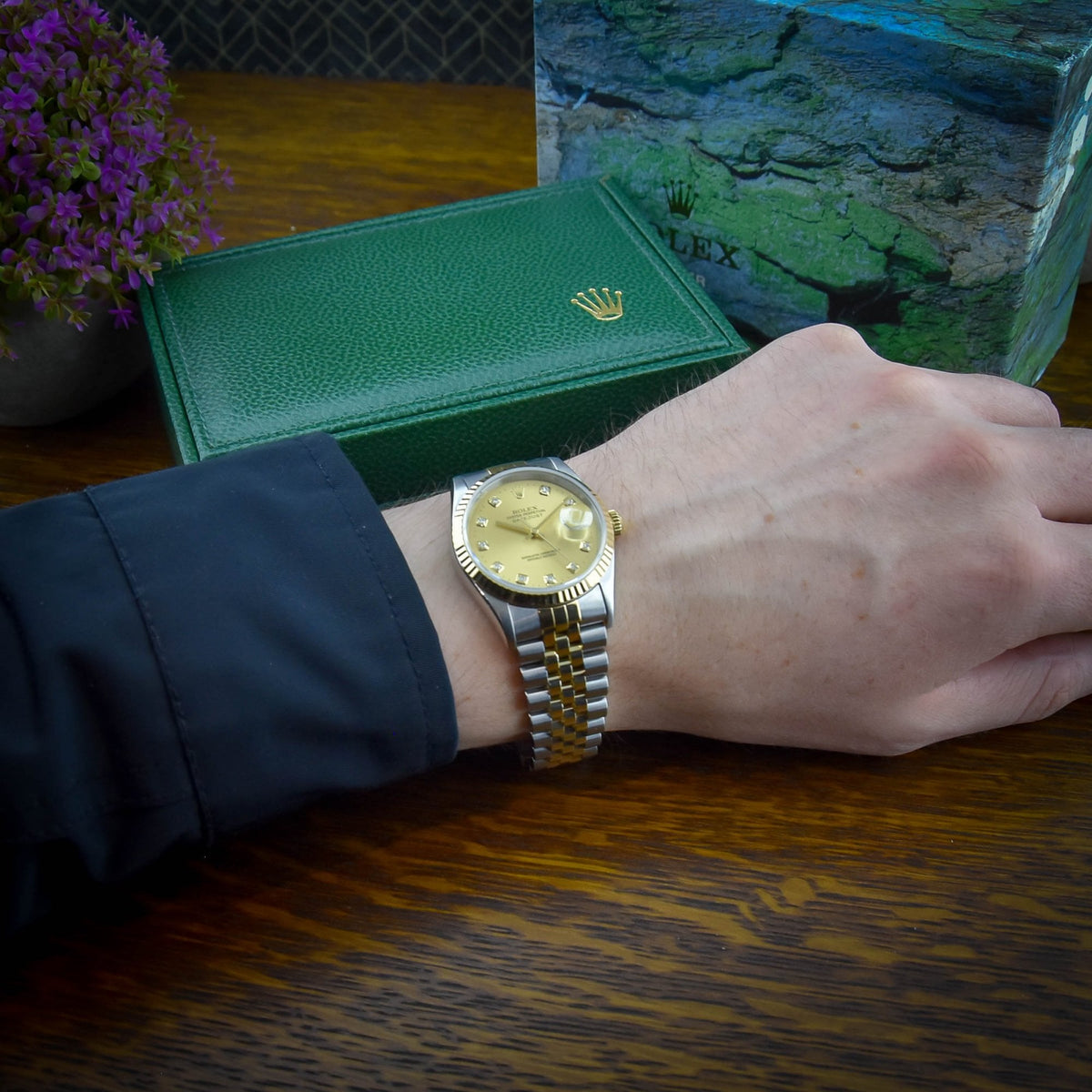 Datejust 16233 - Gents Watch - Diamond Dial - 2002