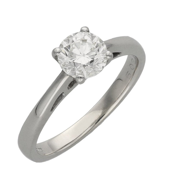 Ladies 18ct White Gold Diamond Engagement Ring - 1.02ct