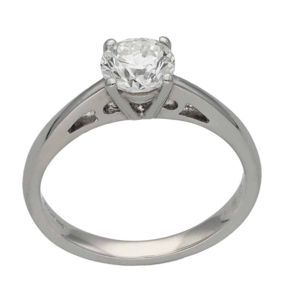 Ladies 18ct White Gold Diamond Engagement Ring - 1.02ct