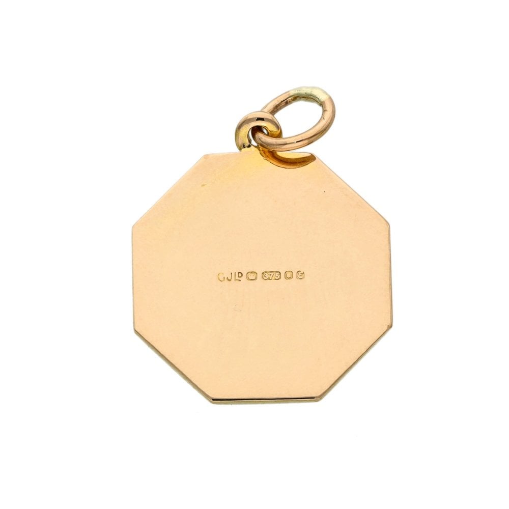 9ct Yellow Gold St. Christopher Pendant - 2.8g