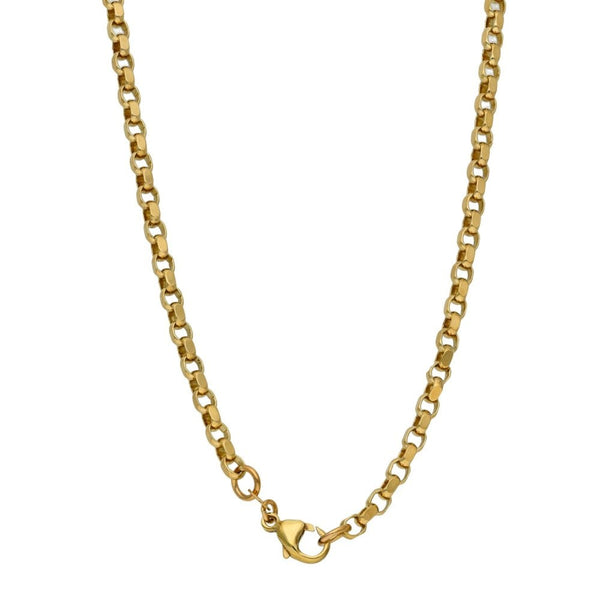 Gents 9ct Yellow Gold Belcher Chain - 20" - 16.3g