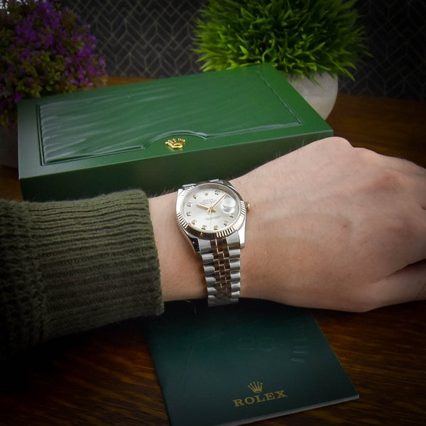 Datejust 116231 - Gents Watch - Diamond Dial - 2012