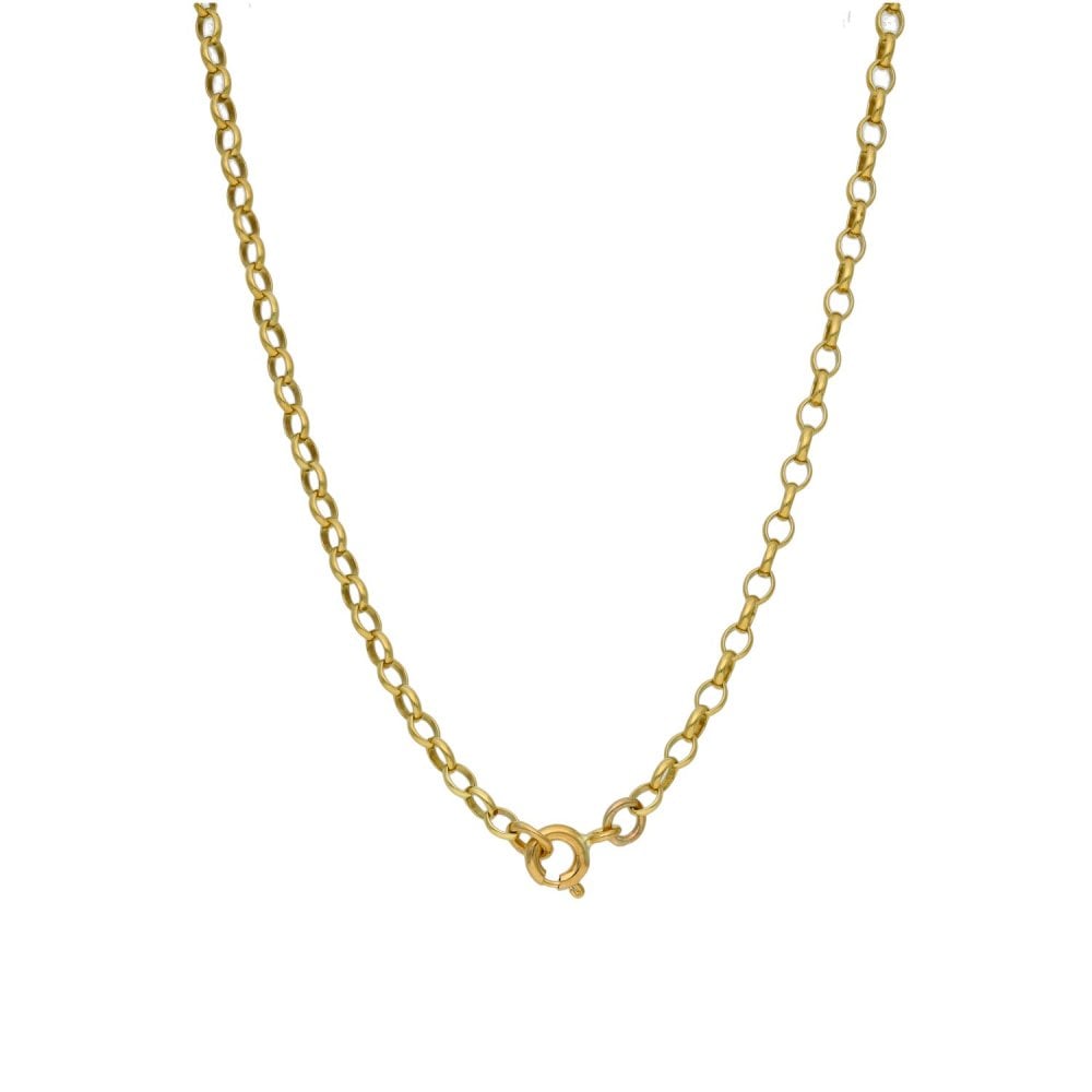 9ct Yellow Gold Belcher Link Chain - 20" - 5.0g