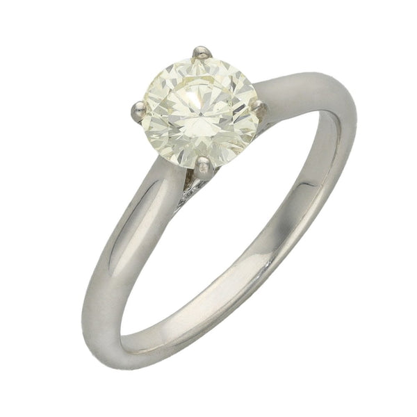 18ct White Gold Diamond Solitaire Engagement Ring - 1.00ct