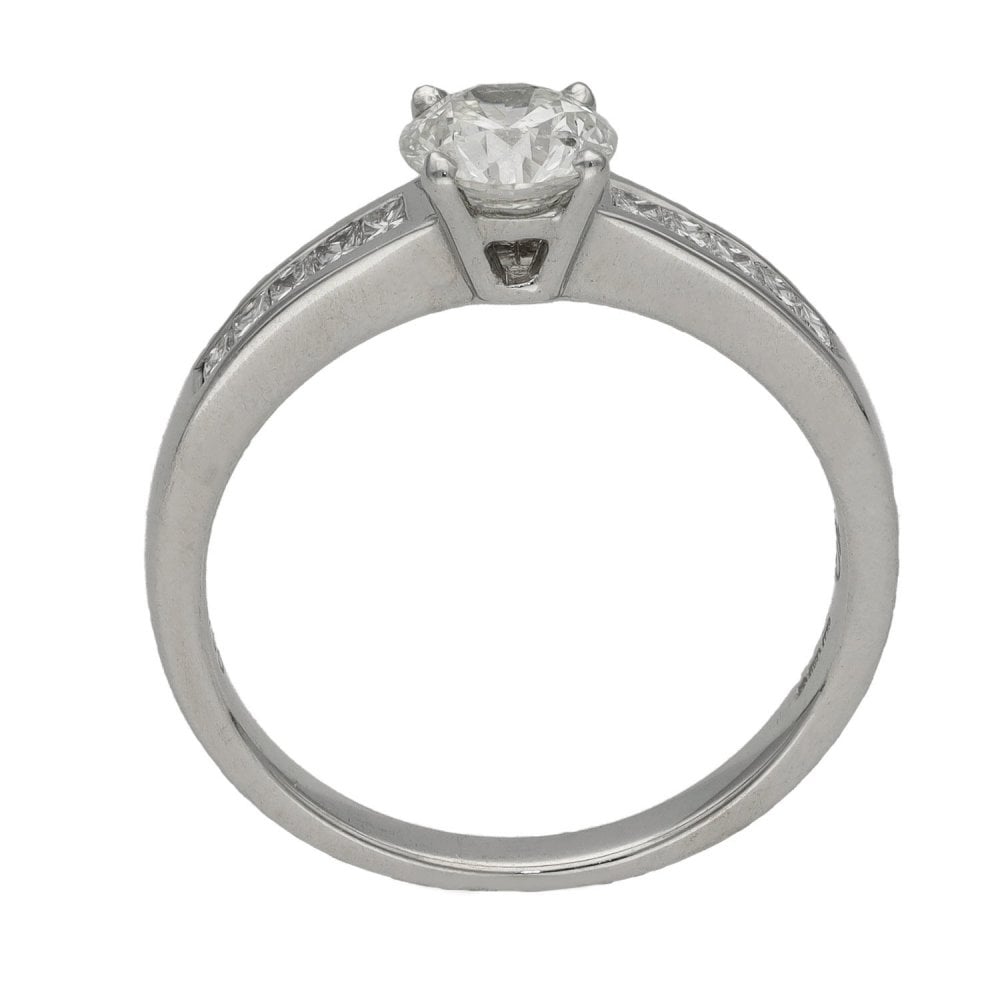 Ladies 18ct White Gold Diamond Engagement Ring - 0.90ct