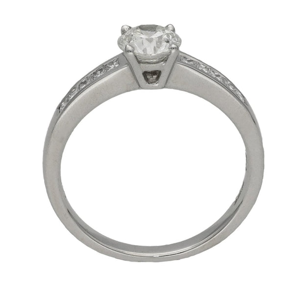 Ladies 18ct White Gold Diamond Engagement Ring - 0.90ct