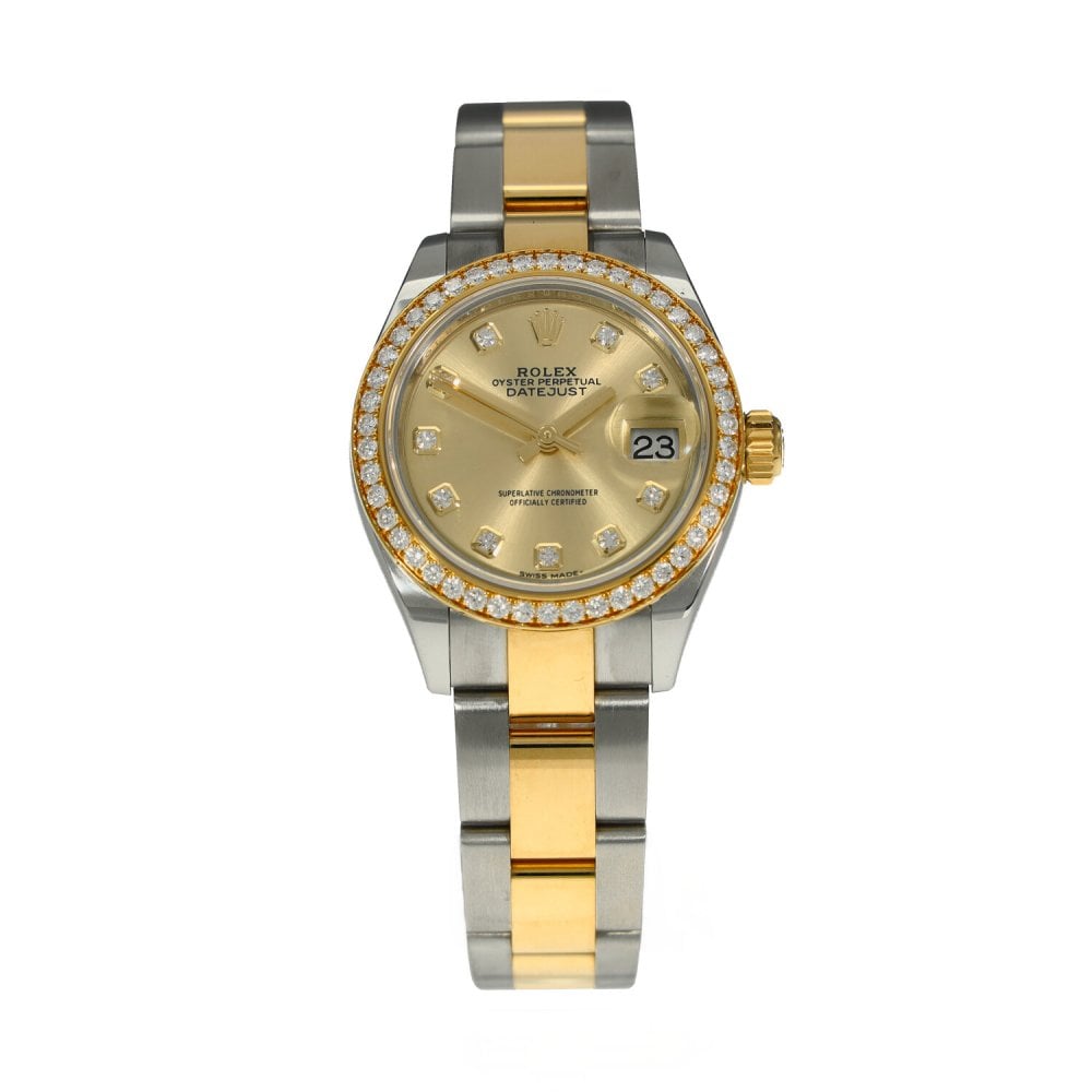 Datejust 28 279383RBR - Ladies Watch - Diamond Bezel - 2021