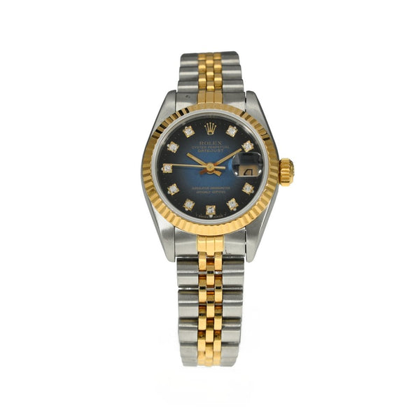 Datejust 69173 - Ladies Watch - Blue Diamond Dial - 1990