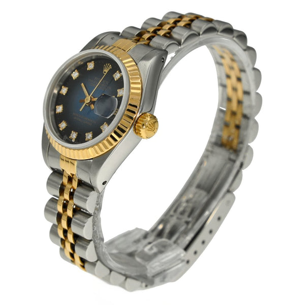 Datejust 69173 - Ladies Watch - Blue Diamond Dial - 1990