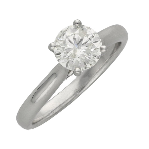 Ladies 18ct White Gold 1.14ct Diamond Solitaire Engagement Ring
