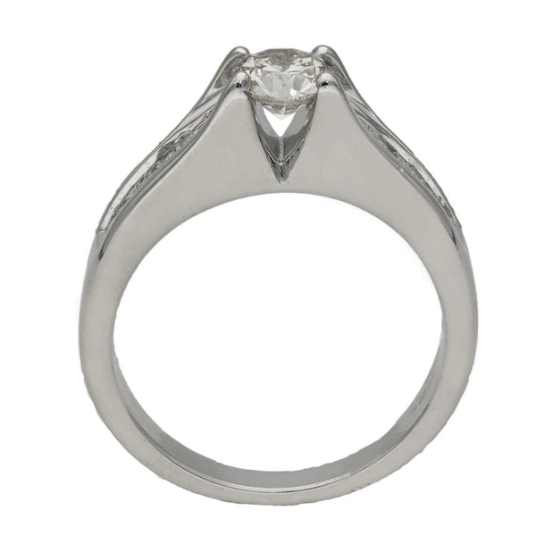 Ladies 18ct White Gold Diamond Engagement Ring - 0.81ct
