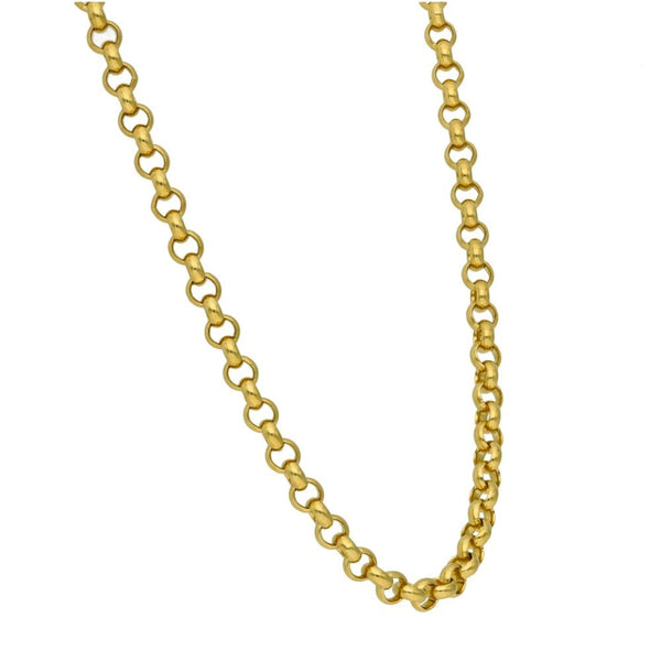 9ct Yellow Gold Belcher Chain - 20" - 22.0g