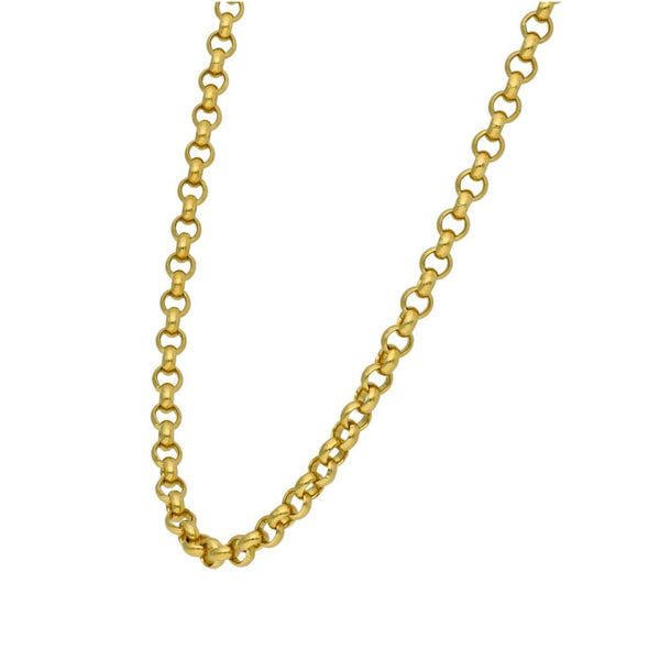 9ct Yellow Gold Belcher Chain - 20" - 22.0g