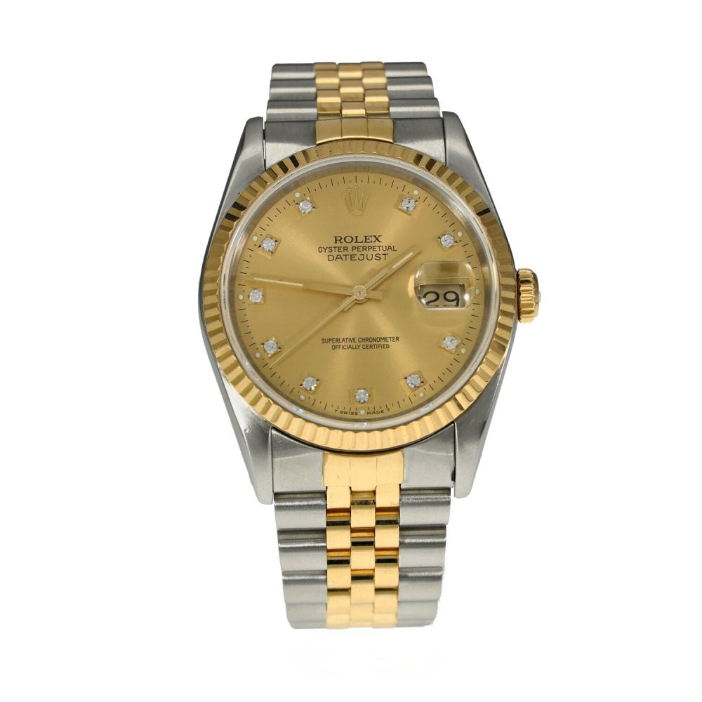 Datejust 16233 - Gents Watch - Diamond Dial - 1991