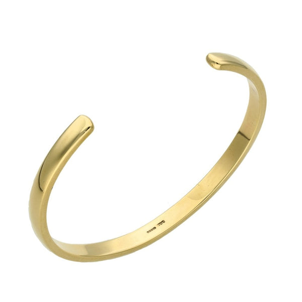 9ct Yellow Gold Gents Classic Cuff - 19.0g
