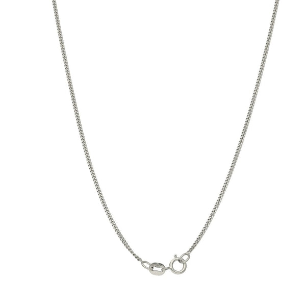 Ladies 18ct White Gold Diamond Heart Pendant & Chain - 0.50ct
