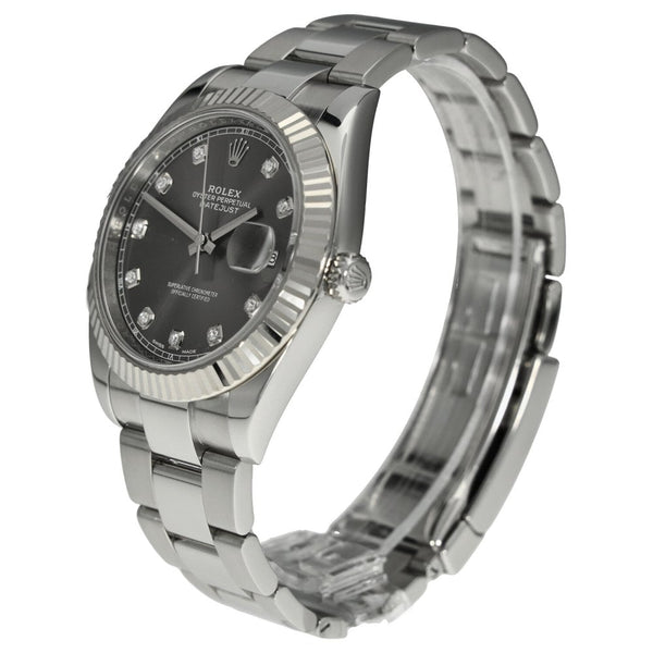 Datejust 41 126334 - Rhodium Diamond Dial - 2017