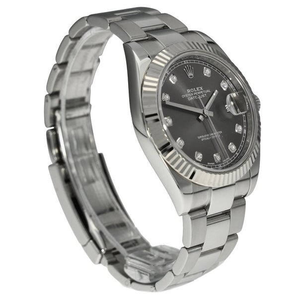 Datejust 41 126334 - Rhodium Diamond Dial - 2017