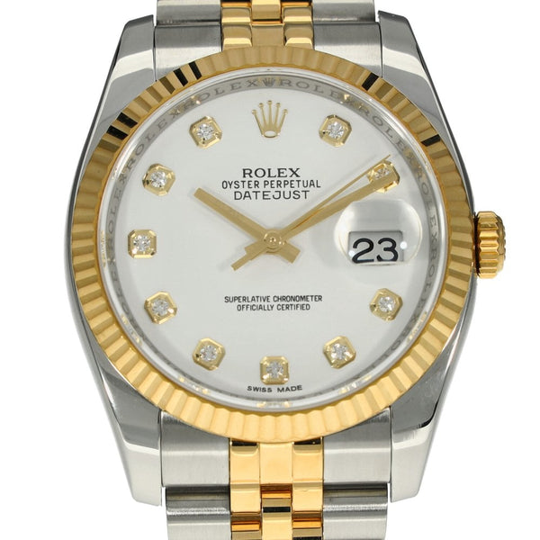 Datejust 36 116233 - Gents Watch - Diamond Dial - 2011