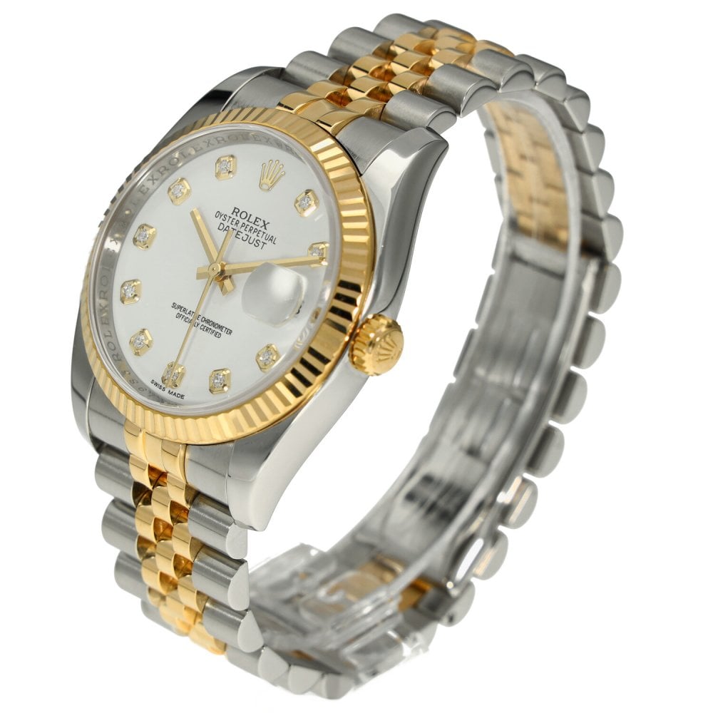 Datejust 36 116233 - Gents Watch - Diamond Dial - 2011