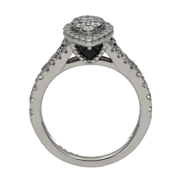 Ladies 18ct White Gold VERA WANG LOVE Diamond Ring