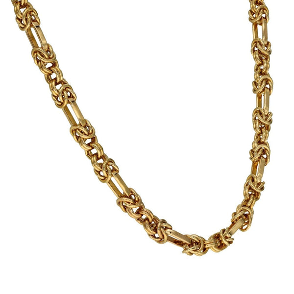 9ct Yellow Gold 24" Fancy Link Chain - 45.8g
