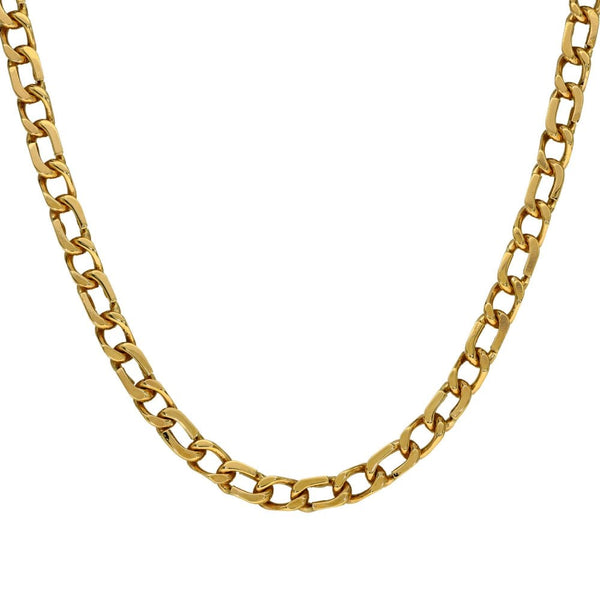 9ct Yellow Gold 32" Fancy Curb Chain - 50.7g