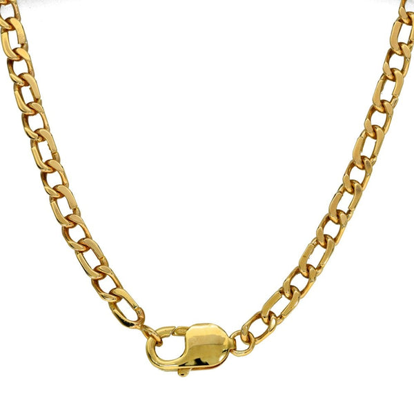 9ct Yellow Gold 32" Fancy Curb Chain - 50.7g