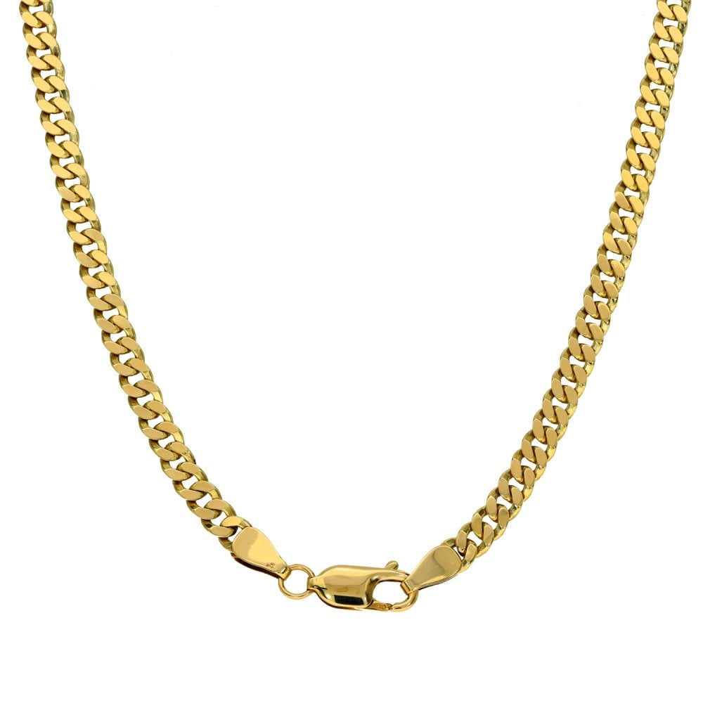 9ct Yellow Gold 20" Curb Chain - 17.8g