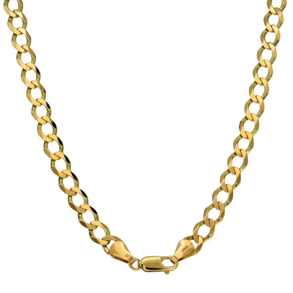 9ct Yellow Gold 20" Curb Chain - 14.6g